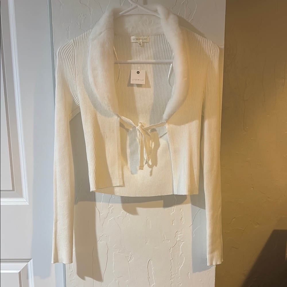Ultra Flirt Women's White Jacket